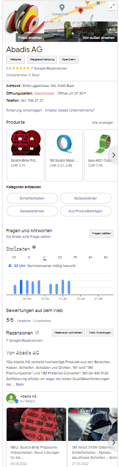 Abadis AG Unternehmensprofil