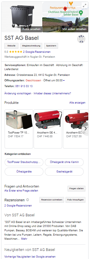 SST AG Unternehmensprofil