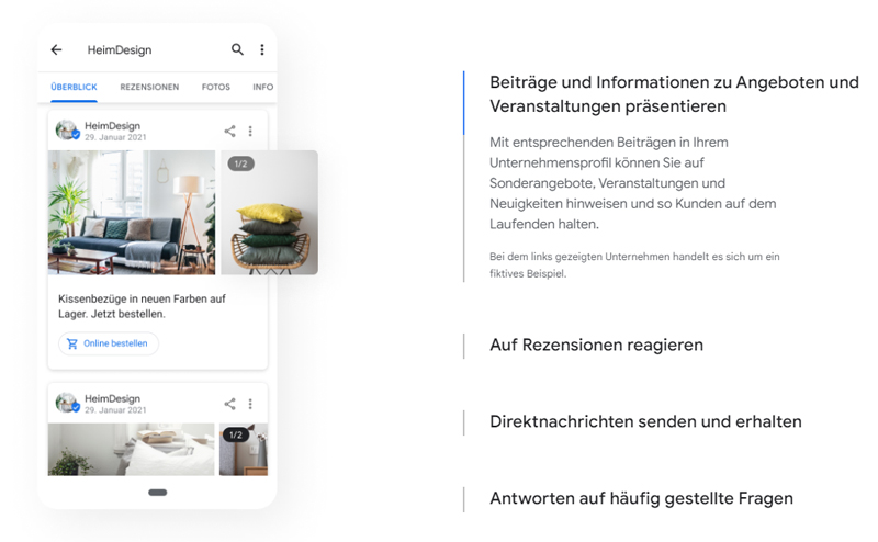 Google Unternehmensprofil